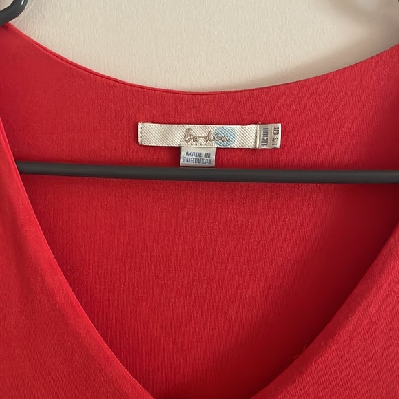 Boden red orange dress size 6 - Picture 3 of 5